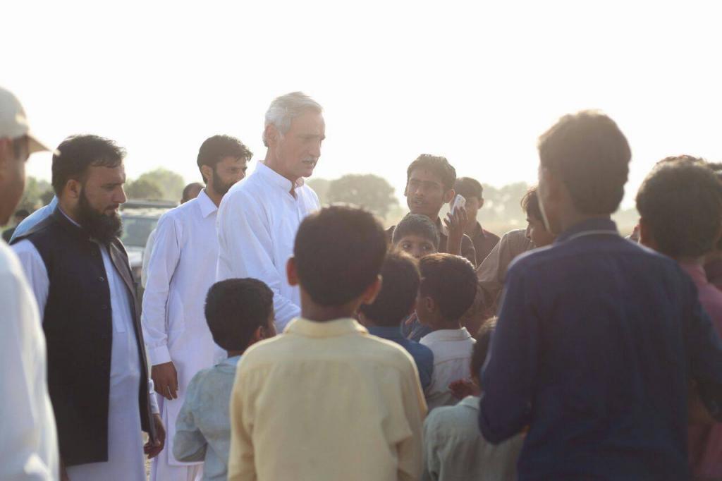 Jahangir khan tareen with adorable people of Lodhran